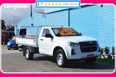 White 2020 Isuzu D-MAX Ute Tray SX HIGH RIDE R