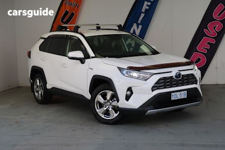 White 2020 Toyota RAV4 Wagon Gxl 2Wd Hybrid