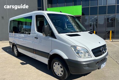White 2009 Mercedes-Benz Sprinter Bus Transfer