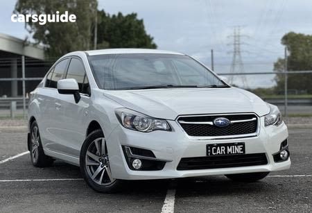 White 2015 Subaru Impreza Sedan 2.0I PREMIUM 4WD