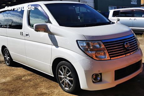 White 2008 Nissan Elgrand OtherCar X