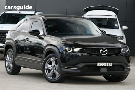 Black 2021 Mazda MX-30 SUV G20E EVOLVE F
