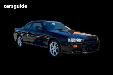 Black 1999 Nissan Skyline Coupe Gt-T