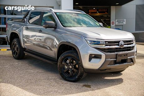 Silver 2024 Volkswagen Amarok Dual Cab Utility Panamericana Tdi600 4Motion
