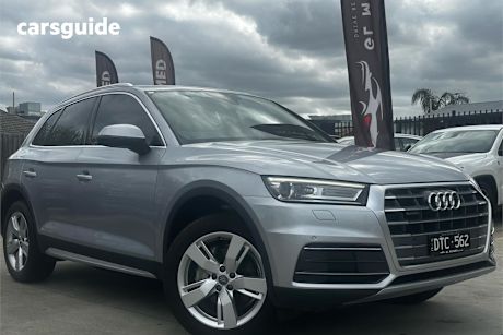 Silver 2018 Audi Q5 SUV TDI DESIGN 4X4