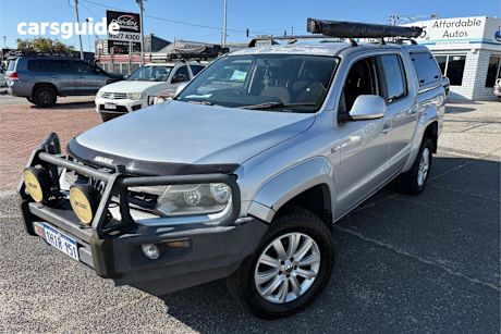 Silver 2012 Volkswagen Amarok Dual Cab Utility Tdi400 Highline (4X4)