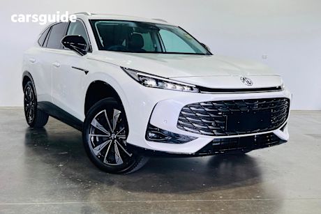 White 2025 MG HS SUV HYBRID+ ESSENCE F