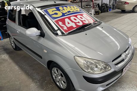 Silver 2008 Hyundai Getz Hatch S F