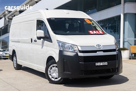 White 2022 Toyota HiAce Commercial R