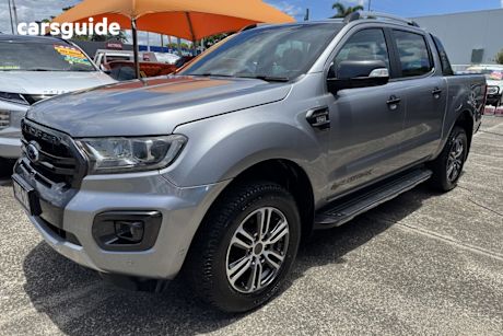 Grey 2020 Ford Ranger Double Cab Pick Up Wildtrak 3.2 (4X4)
