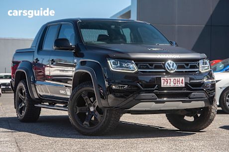 Black 2021 Volkswagen Amarok Ute Tray TDI580 W580 4X4
