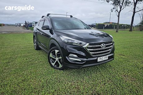 Black 2017 Hyundai Tucson SUV ELITE F