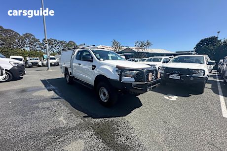 White 2020 Ford Ranger Ute Tray XL 4X4