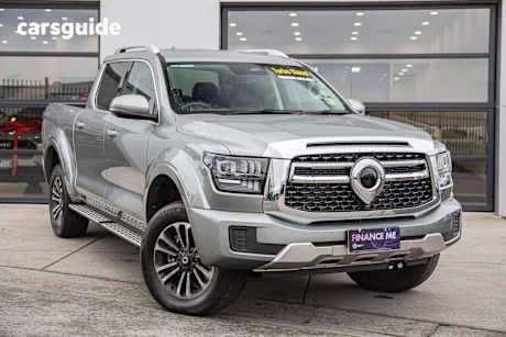 Grey 2024 GWM Cannon Alpha Ute Tray LUX 4WD