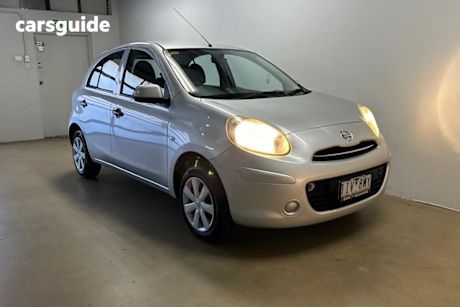 Silver 2014 Nissan Micra Hatchback St