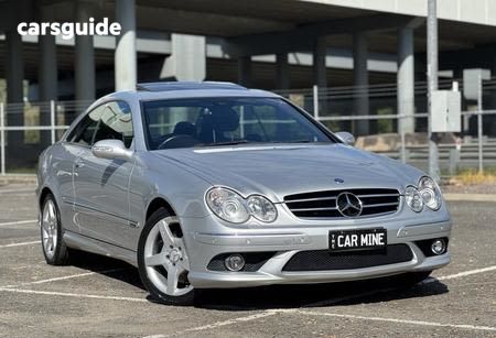 Silver 2008 Mercedes-Benz CLK-Class Coupe CLK280 AVANTGARDE R
