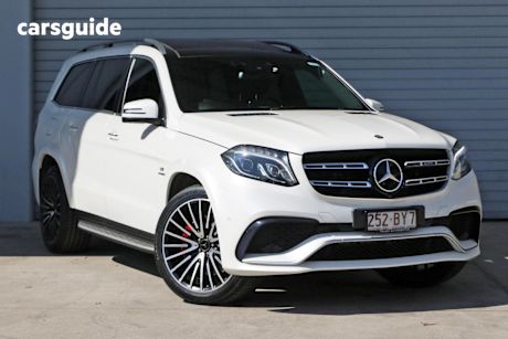 White 2016 Mercedes-Benz GLS-Class SUV GLS63 AMG 4WD