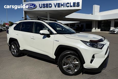 White 2020 Toyota RAV4 Wagon Gxl Awd Hybrid