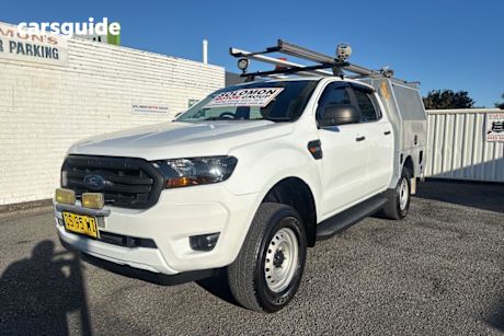 White 2018 Ford Ranger Double Cab Chassis Xl 3.2 (4X4)