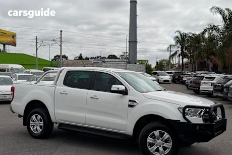 White 2019 Ford Ranger Ute Tray XLT 4X4