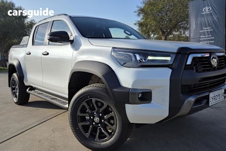 White 2025 Toyota Hilux Ute Tray ROGUE 48V 4X4