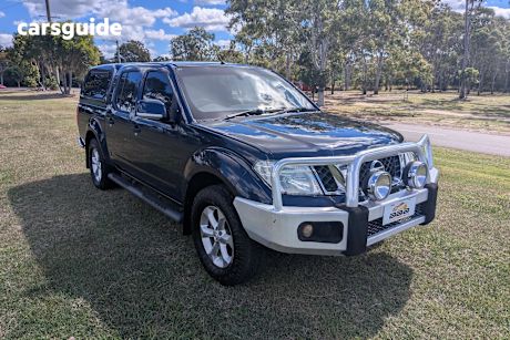 Blue 2014 Nissan Navara Ute Tray ST