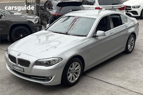 Silver 2012 BMW 5 Sedan 520I R