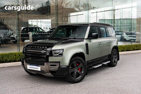 Green 2020 Land Rover Defender Wagon 110 P400 X (294Kw)