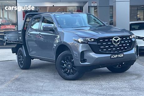 Grey 2025 Mazda BT-50 Dual Cab Chassis Xt (4X4)