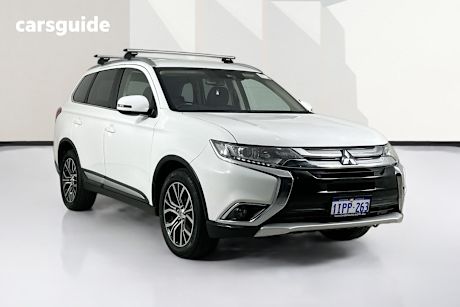 White 2016 Mitsubishi Outlander Wagon Ls Safety Pack (4X4) 7 Seats
