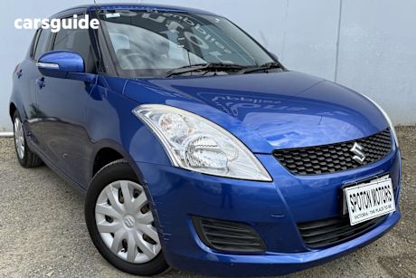 Blue 2012 Suzuki Swift Hatch GL F