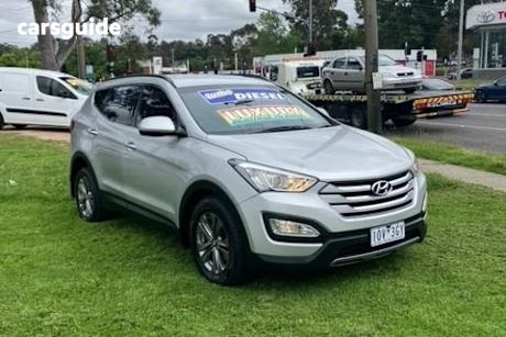 Silver 2015 Hyundai Santa FE Wagon Active Crdi (4X4)