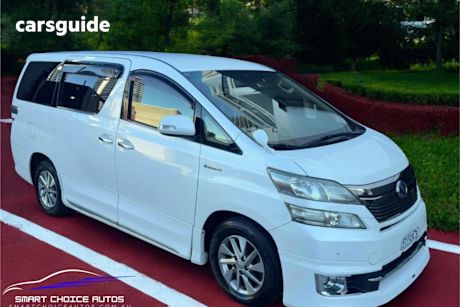 White 2012 Toyota Vellfire Wagon X