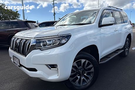 White 2023 Toyota Landcruiser Prado Wagon Vx