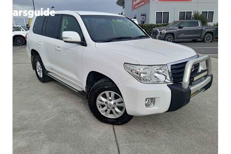 White 2015 Toyota Landcruiser Wagon Gxl (4X4)
