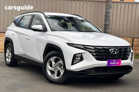 White 2023 Hyundai Tucson SUV F