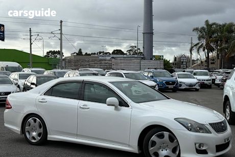 White 2008 Toyota Crown Sedan ATHLETE
