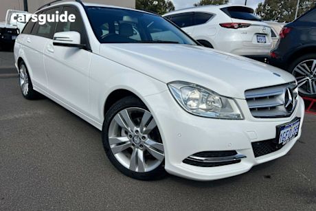 White 2013 Mercedes-Benz C200 Wagon Cdi Elegance Be