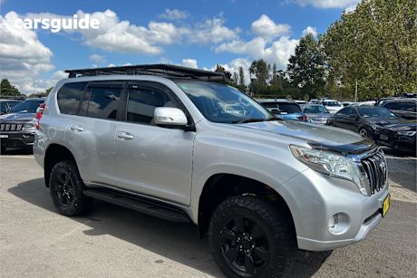 Silver 2014 Toyota Landcruiser Prado SUV GXL 4X4