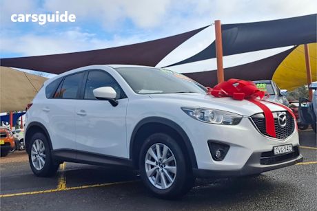 White 2014 Mazda CX-5 Wagon Maxx Sport (4X4)