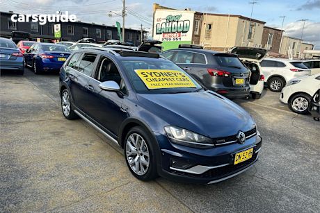 Blue 2016 Volkswagen Golf SUV ALLTRACK 132TSI 4WD