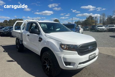 White 2021 Ford Ranger Ute Tray XL 4X4