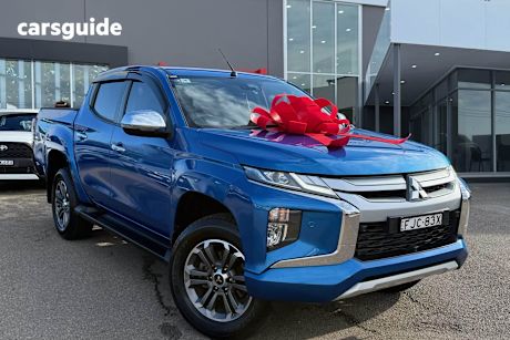 Blue 2023 Mitsubishi Triton Double Cab Pick Up Gls (4X4)