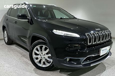 Black 2015 Jeep Cherokee SUV LIMITED 4X4