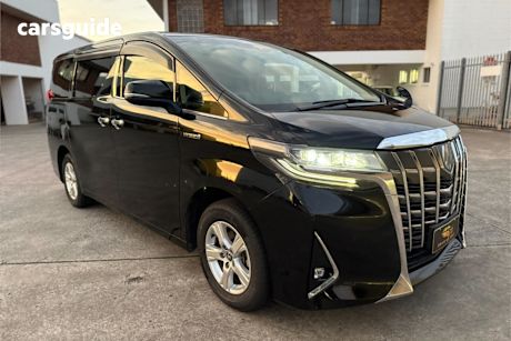 Black 2020 Toyota Alphard SUV X