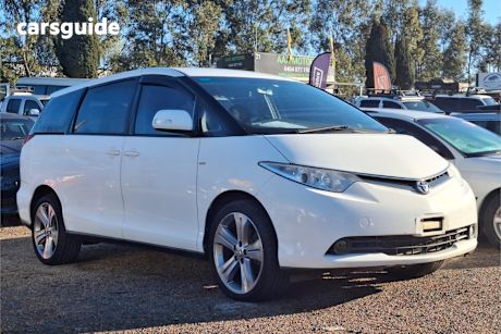 White 2008 Toyota Tarago SUV GLI F