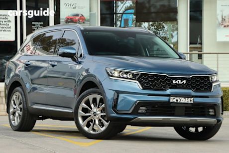 Blue 2022 Kia Sorento SUV GT-LINE 4X4