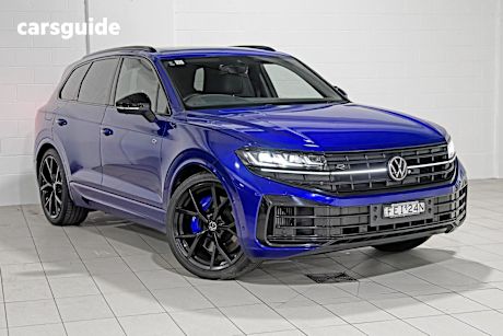 Blue 2024 Volkswagen Touareg SUV R 4WD