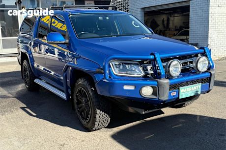 Blue 2017 Volkswagen Amarok Ute Tray TDI550 ULTIMATE 4X4