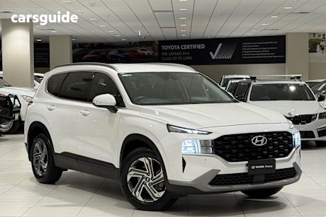 White 2021 Hyundai Santa FE Wagon Mpi (2Wd)
